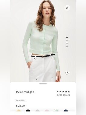 Light Mint Jackie Cardigan - Jade Mist - NWT
